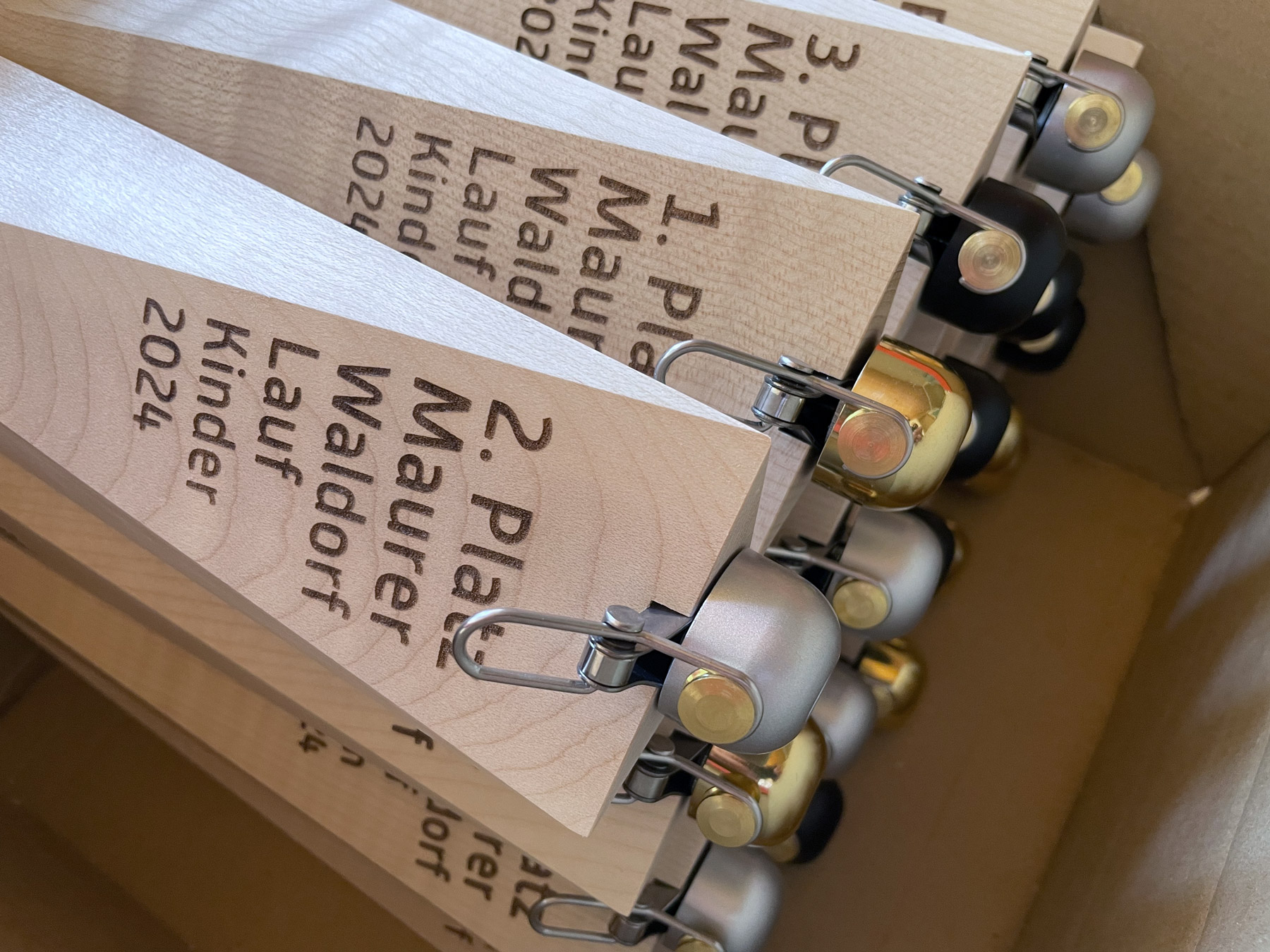 Holzpokale<br>Maurer Lauf, 2024